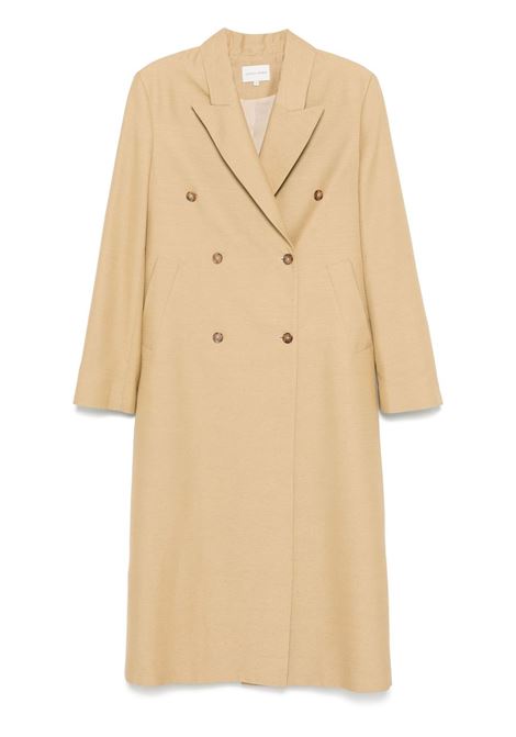 Sand beige double-breasted coat LouLou Studio - women